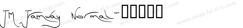 TM Tramway Normal字体转换